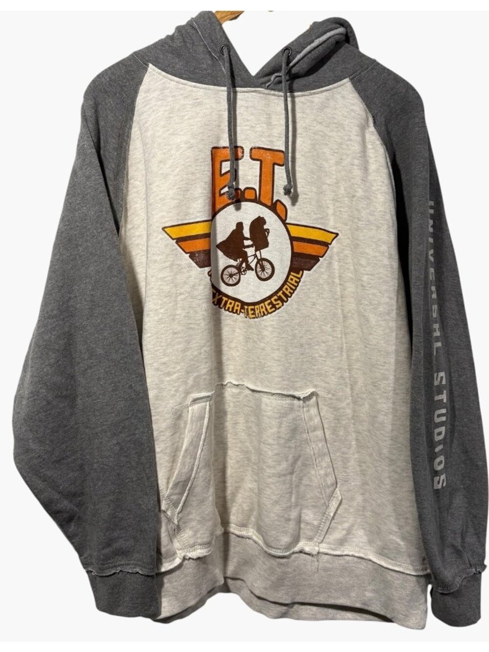Universal Studios E.T. The Extra Terrestrial Hoodie Sweatshirt Sz XL NWT